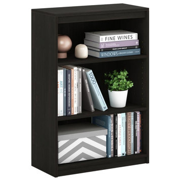 Furinno Gruen 3-Tier Bookcase With Adjustable Shelves
