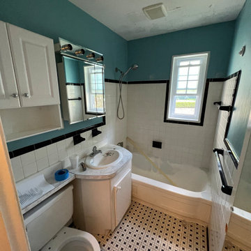 Transitional Guest Bathroom Remodel in Arlington, VA