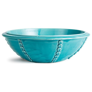 Positano Blue Shallow Decorative Bowl