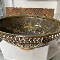 17&rdquo; x 8&rdquo; Handmade ceramic vessel sink - Bathroom Sinks