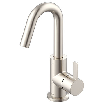 Amalfi Single Handle Lavatory Faucet, Brushed Nickel
