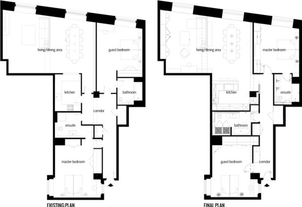 Traditional Floor Plan by Cassidy Hughes Interior Design