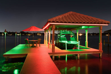 Color Changing Boat Dock