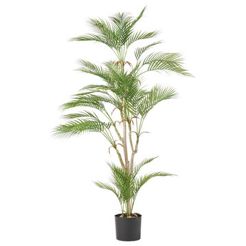 Abbeville Troup Artificial Palm Tree, 30 W X 30 D X 48 H