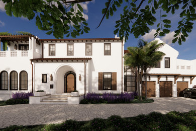 Tuscan exterior home photo in Tampa