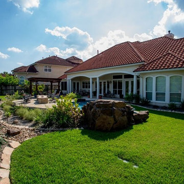 Stand Alone Pergola with Beautiful Pool & Landscaping