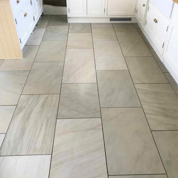 Large Sandstone Floor Renovated at Crowthorne Rental Property