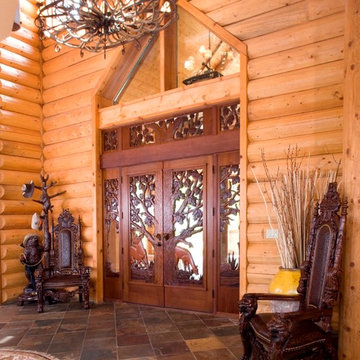 Timber Creek Lodge by Wisconsin Log Homes - www.wisconsinloghomes.com