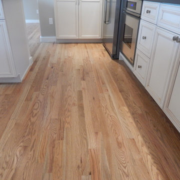 Weathered Oak stain on red oak
