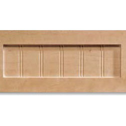 2 Piece Shaker Beaded RTF Drawer Front from CabinetNow.com shown in Wild Apple L - Kitchen Cabinetry