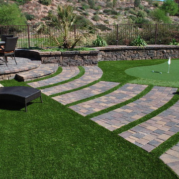 Back Yard Landscape and Pavers