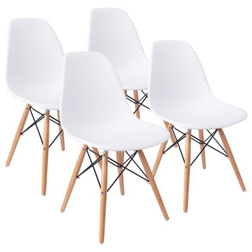 Mid Century Modern Dining Chair Effiel Modern Lounge Chair, Set of 4