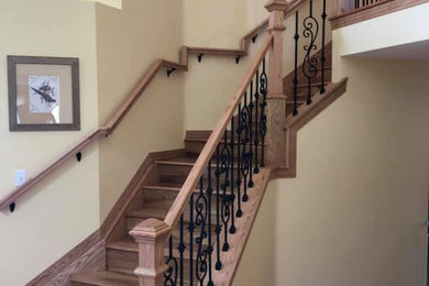 Inspiration for a staircase remodel in Denver
