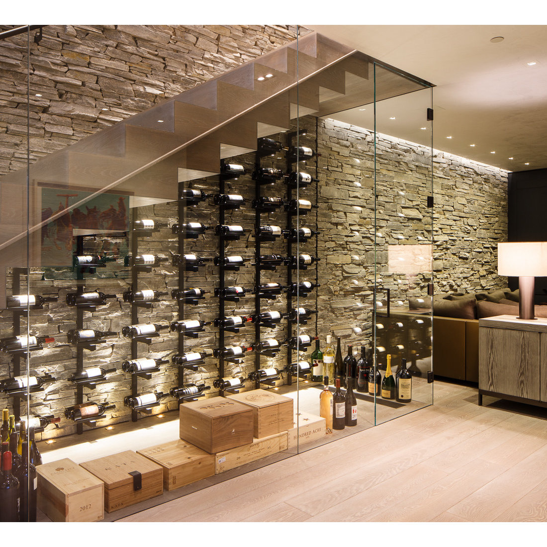 Contemporary Wine Cellar