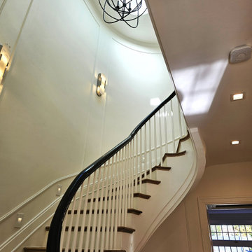 Project #131 | Three-Story Elliptical Staircase in Historic Home