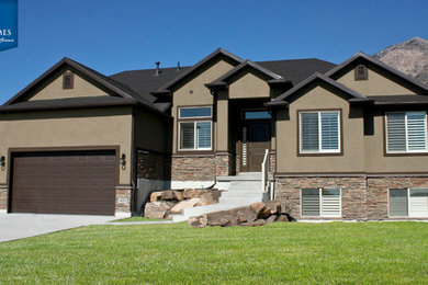 Traditional exterior home idea in Salt Lake City