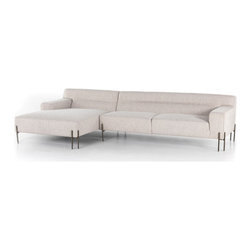 Zin Home - Elodie Modern 2-Piece Sectional Sofa - LAF - Sectional Sofas