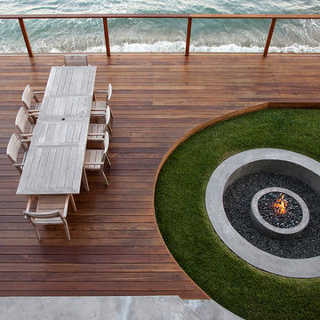 Sunken Firepit + Fireside Dining