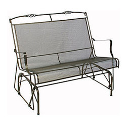 Meadowcraft Hanna Love Seat Glider - Outdoor Loveseats