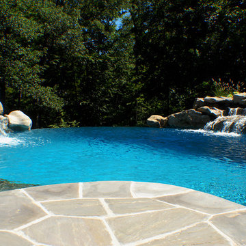 Waterfall and Infinity Pool