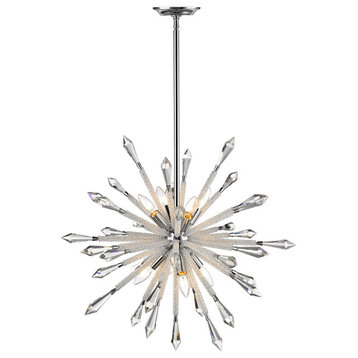 Soleia Collection 8 Light Chandelier in Chrome  Finish