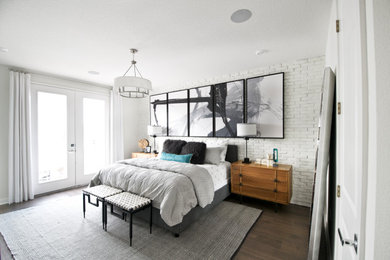 Inspiration for a modern bedroom remodel in DC Metro