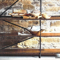 Roost Recycled Wood Grande Shelf Top And/Or Grande Shelf Bottom - Display And Wall Shelves 