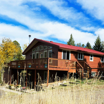 Morrison Mountain Home | Cedar to James Hardie WoodTone Rustic