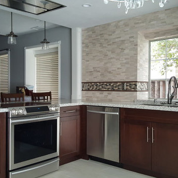 Kitchen Reno with flush mount exhaust