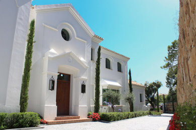 Mediterranean exterior home idea in Other