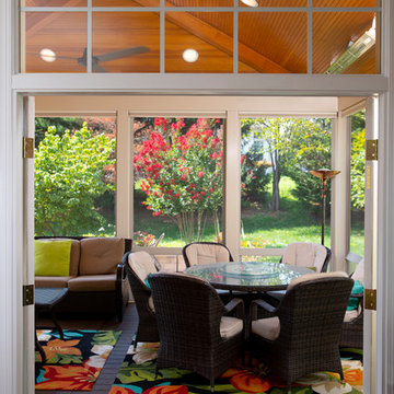 Hybrid Eze-Breeze Sunroom with Infrared Heaters