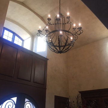 Old, worn plaster finish