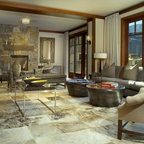 Interior HomeScapes in Architectural Digest - Eclectic - Living Room