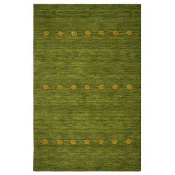 Safavieh Himalaya Collection HIM590 Rug, Green, 4' X 6'