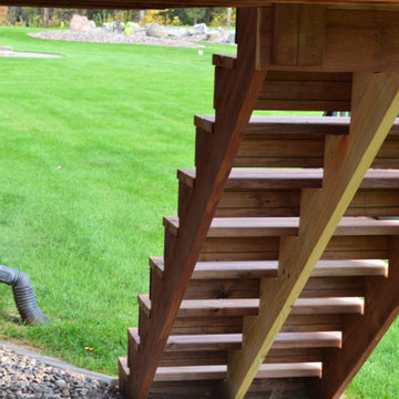 Brown Wood Deck