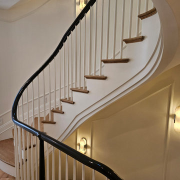 Project #131 | Three-Story Elliptical Staircase in Historic Home