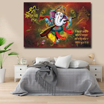 Ganesha Canvas Wall Art