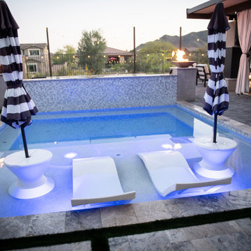 Spool with water feature