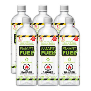 Smartfuel Liquid Bio Ethanol Fuel For Fireplaces 12 Pack