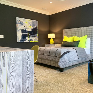 Boys Bedroom | Neon and Electric Blue
