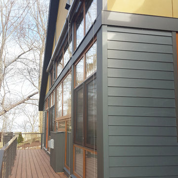 Light Filled Modern Green Home