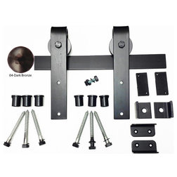 Traditional Barn Door Hardware by Agave Ironworks