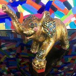 Tracey Keller Bronze Elephant Sculptures - Sculptures
