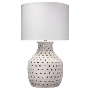 Allure White Table Lamp
