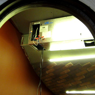 Burke Wine Cellar Refrigeration Dallas System Before Housing