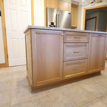 Warm Wood Wonder: White Oak Kitchen Remodel with Smart Storage