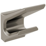 Delta - Delta Pivotal Double Robe Hook, Stainless, 79936-SS - The confident slant of the Pivotal Bath Collection makes it a striking addition to a bathroom�s contemporary geometry for a look that makes a statement. Complete the look of your bath with this Pivotal Double Robe Hook. Delta makes installation a breeze for the weekend DIYer by including all mounting hardware and easy-to-understand installation instructions.  Brilliance finishes are durable, long-lasting and guaranteed not to corrode, tarnish or discolor. This Brilliance Stainless finish has subtle, warm undertones which make it an excellent match with nickel or stainless steel and is extremely versatile, complementing nearly any look, be it traditional, transitional or contemporary.You can install with confidence, knowing that Delta backs its bath hardware with a Lifetime Limited Warranty.