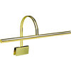 Grand Piano Clamp Lamp, Polished Brass