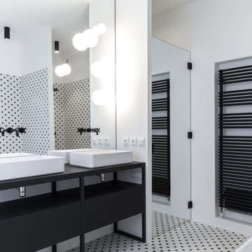 SI ¡Al blanco y negro! Un baño de diseño