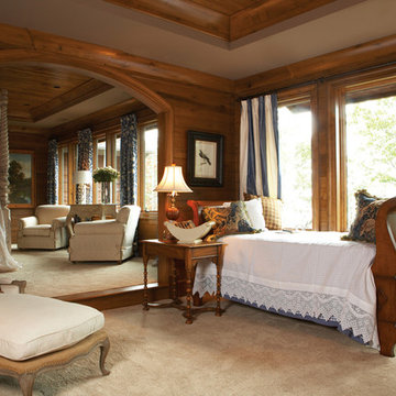 The Mountain Top Lodge House Plan 09110, Master Bedroom
